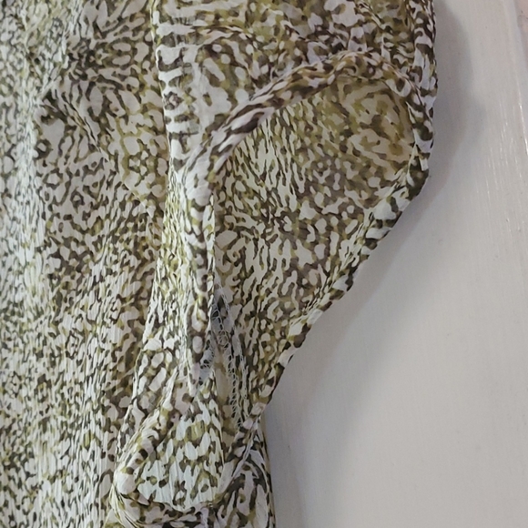 Liz Claiborne Sheer Blouse size Petite Large - Picture 4 of 5